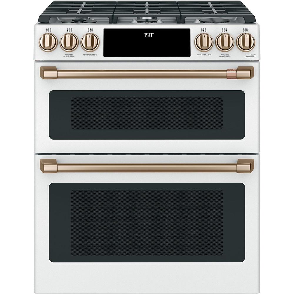 Caf¨¦ 30-inch Slide-In Gas Range CCGS750P4MW2
