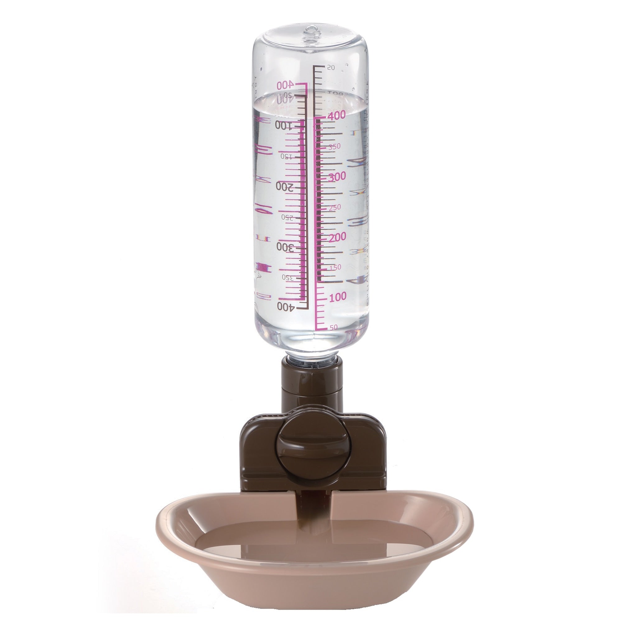 Richell Pet Water Rehydration Station - Bottle works with Gravity to Keep Bowl Fun， Includes Bottle and Dish