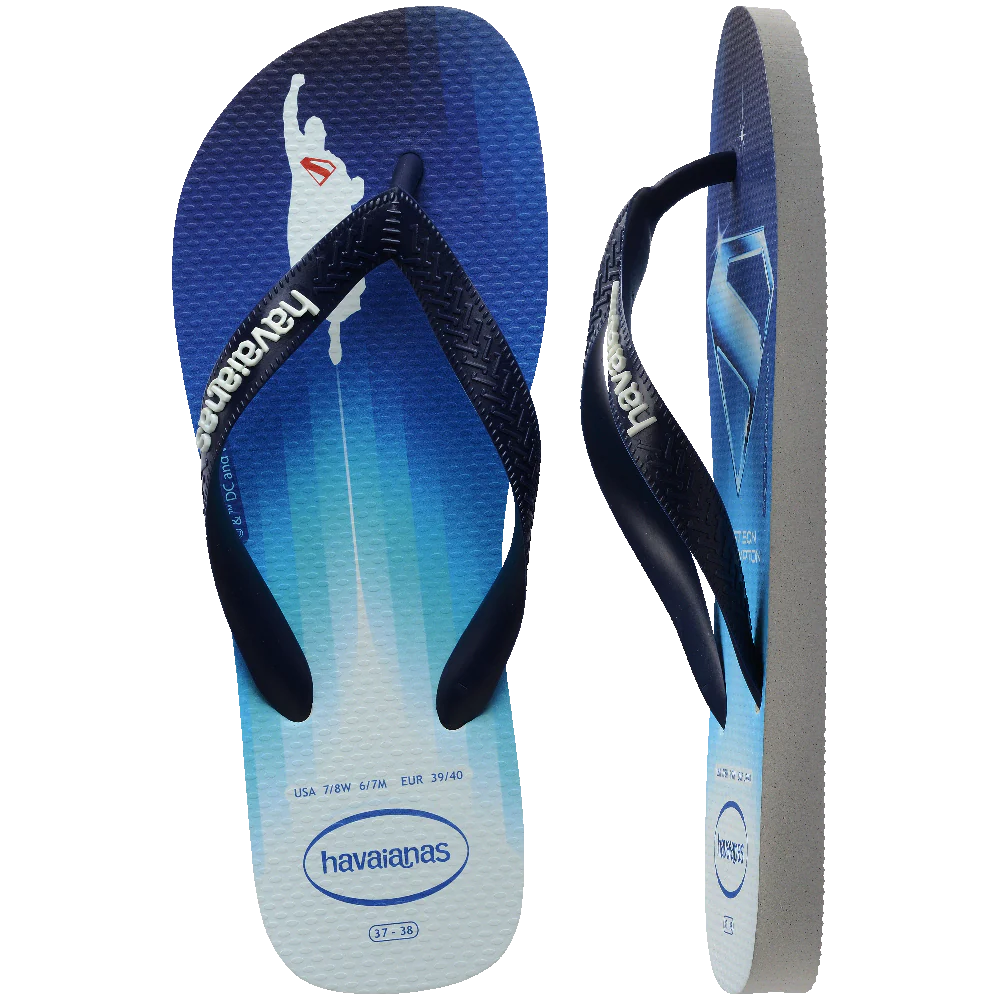 Chinelo Havaianas Top Heróis DC Superman