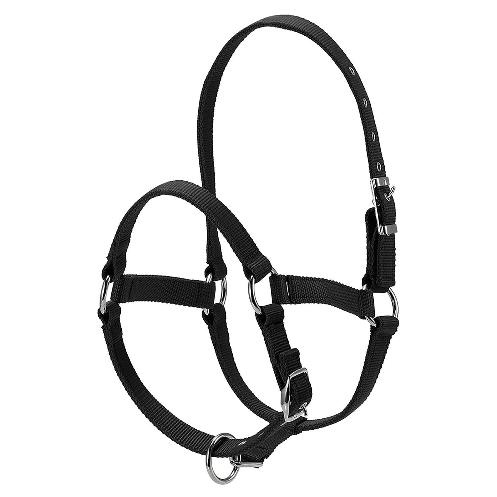 6MM Thickened Horse Head Collar Adjustable Safety Halter Bridle Headcollar