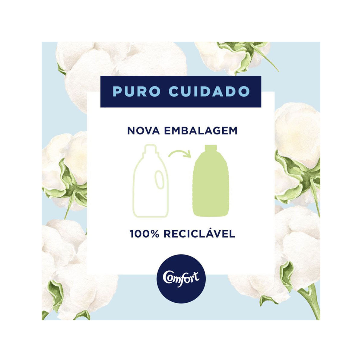 Amaciante Comfort Puro Cuidado 1,8 Litros