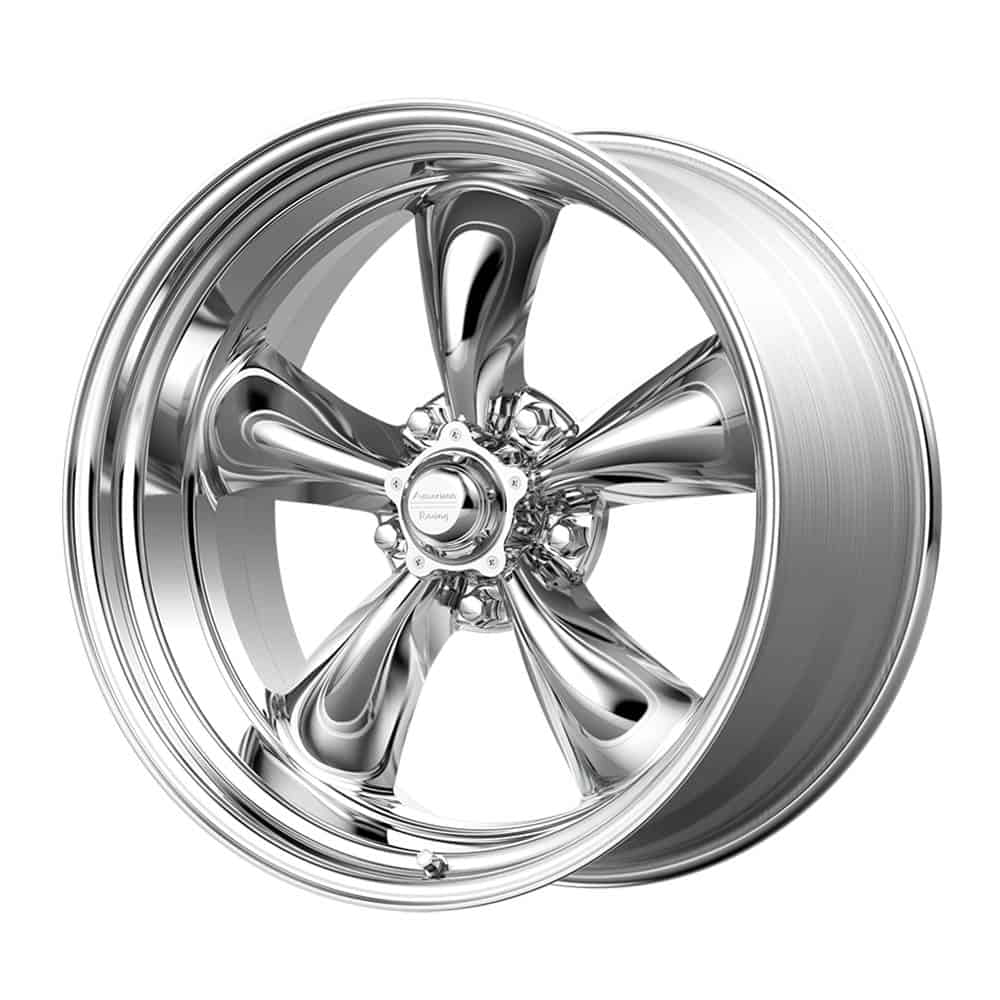 American Racing Vintage VN515 TORQ THRUST II 1 PC VN515 17X9.5 5X5.0 POLISHED 08MM