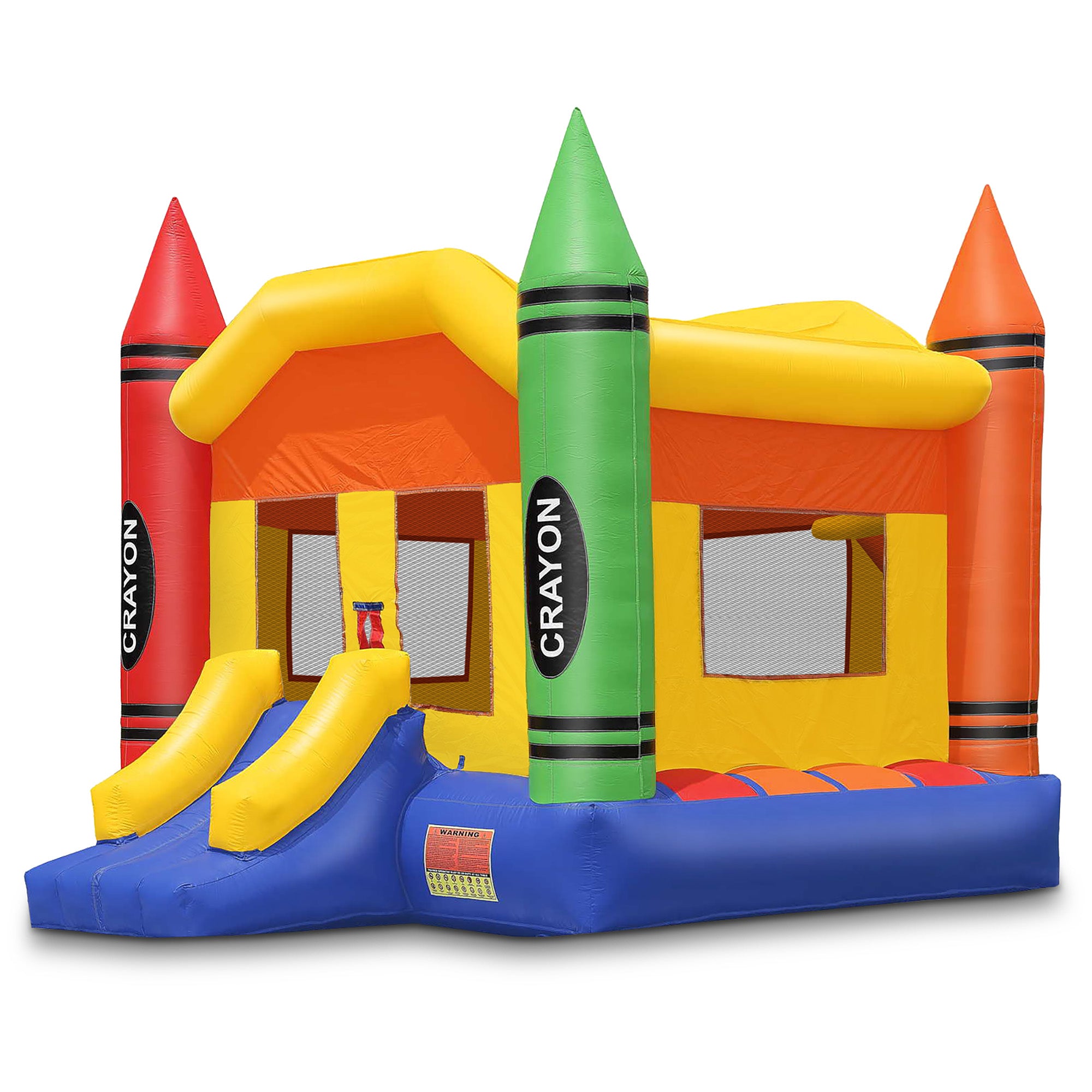 Cloud 9 Crayon Bounce House - Commercial Grade Inflatable Bouncer