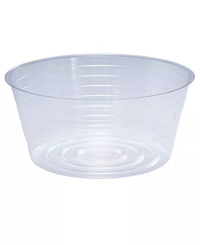 Curtis Wagner Plastics Deep Basket Vinyl Liner， Clear - 8in Diameter