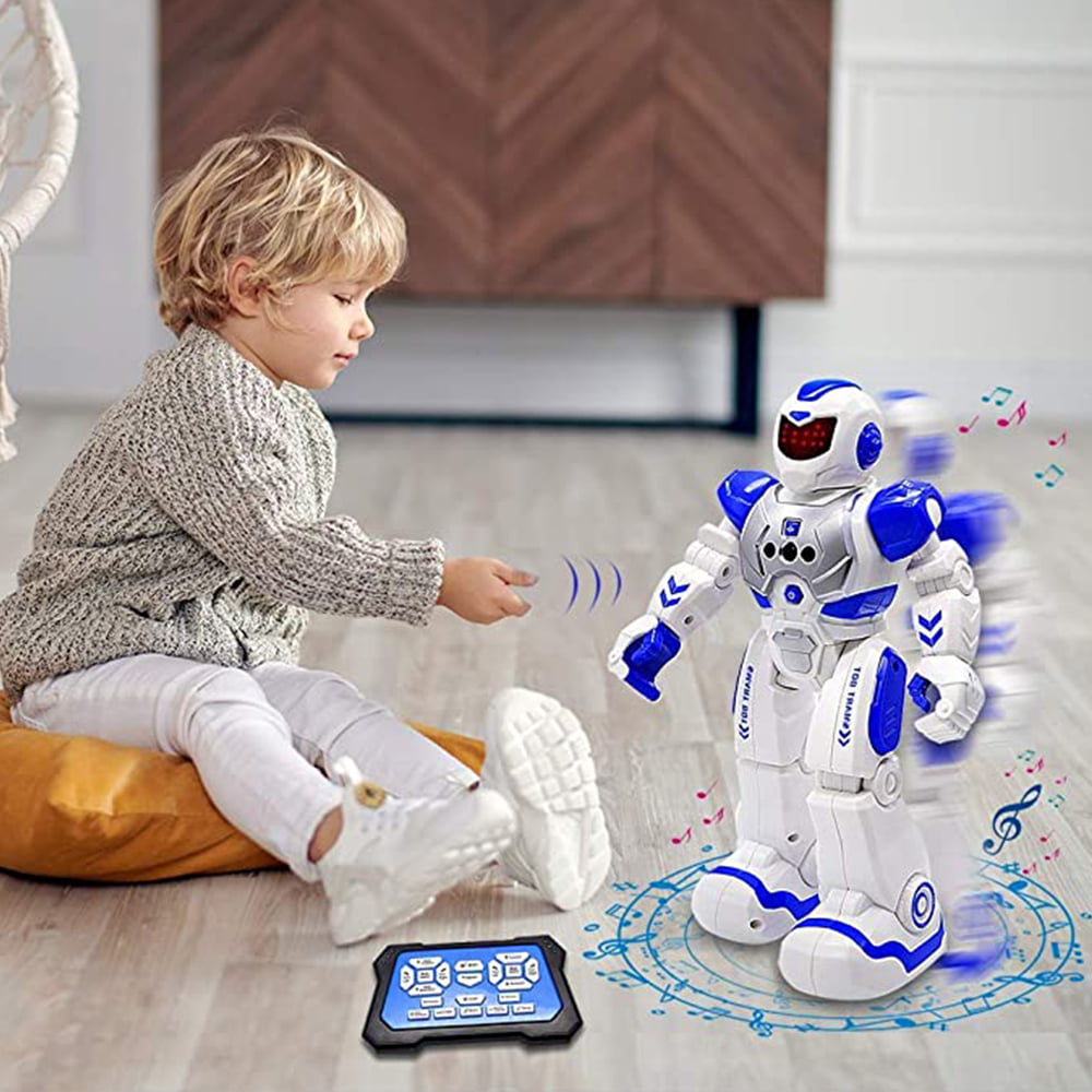 Cosmonic Remote Control Robot Singing Dancing Programmable with Infrared Gesture Age 3 -8 Blue