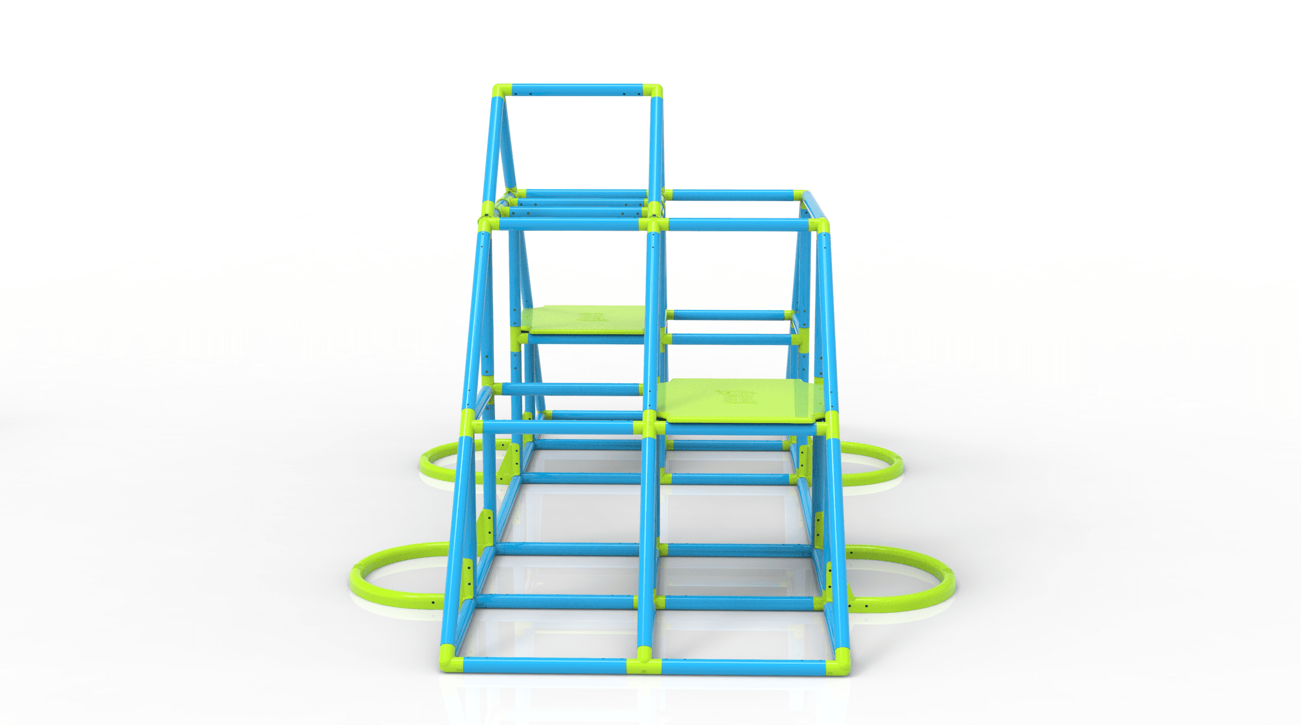 Eezy Peezy MEGA Pyramid Monkey Bar Climbing Tower - Ages 3-8