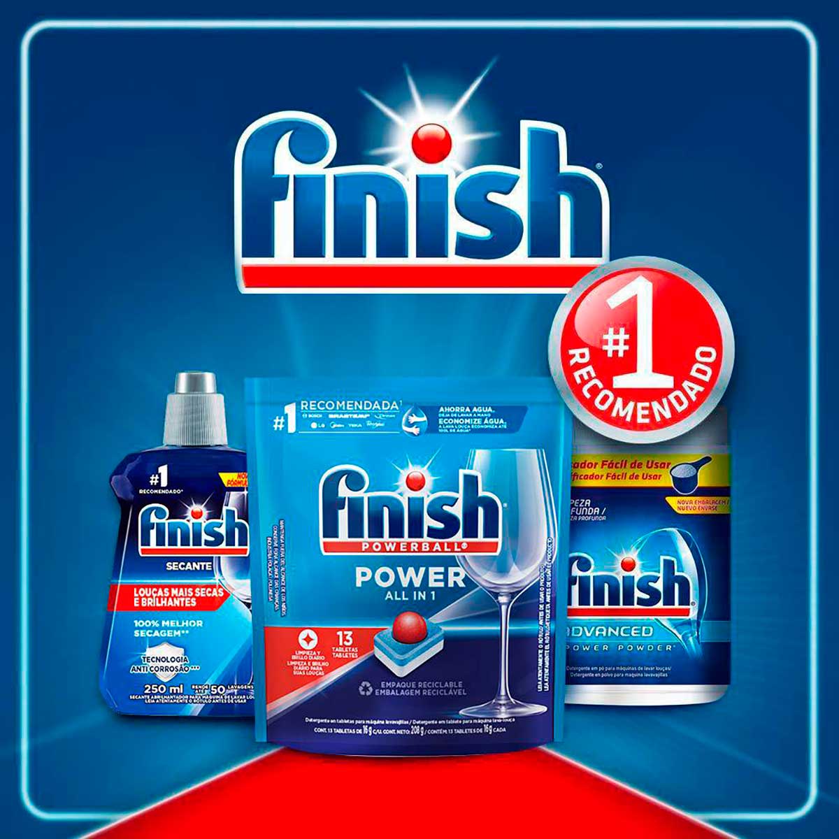 Detergente para Lava Loucas em Tablete Finish 13 unidades