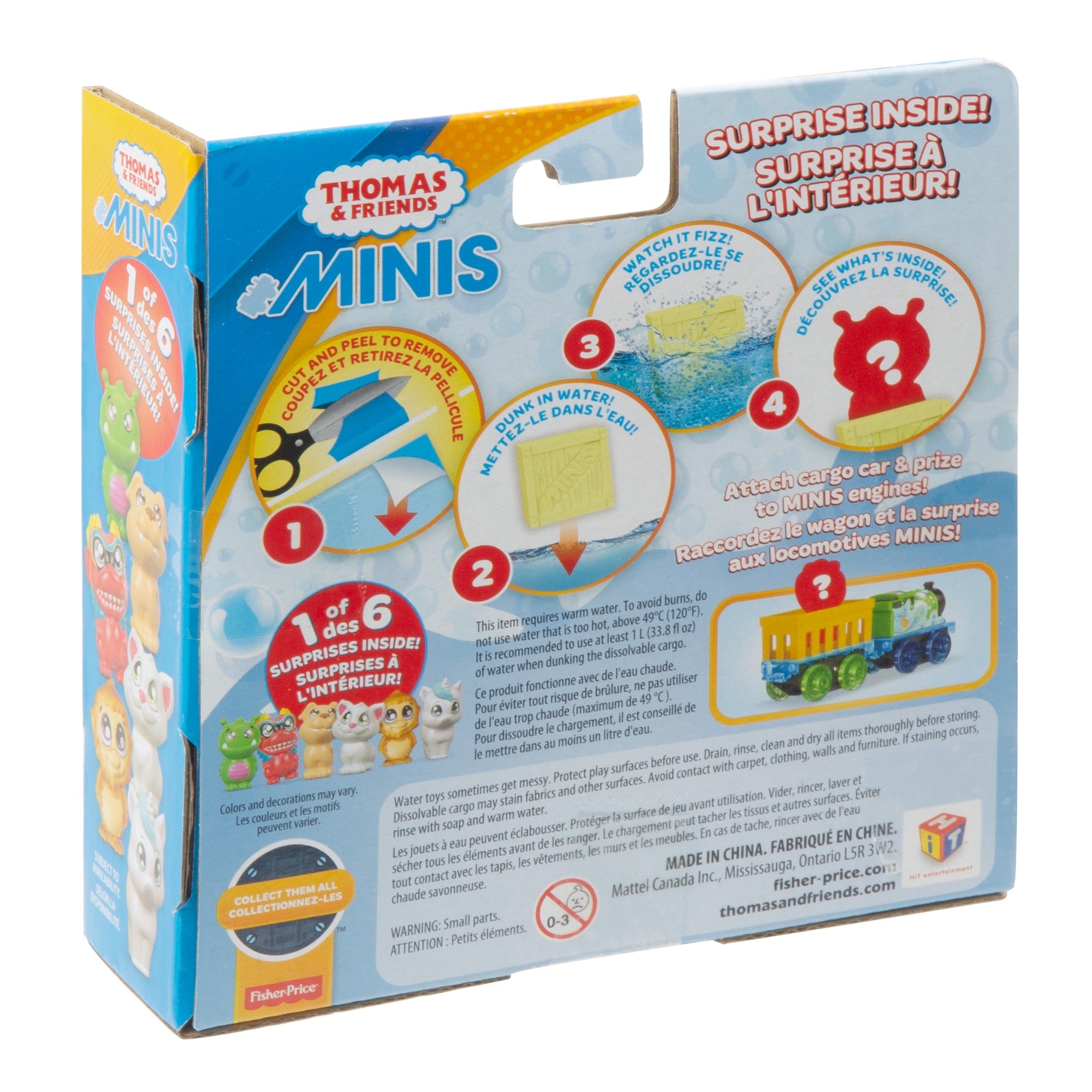 Thomas and Friends MINIS Fizz 'n Go Cargo Surprise Percy and Alien