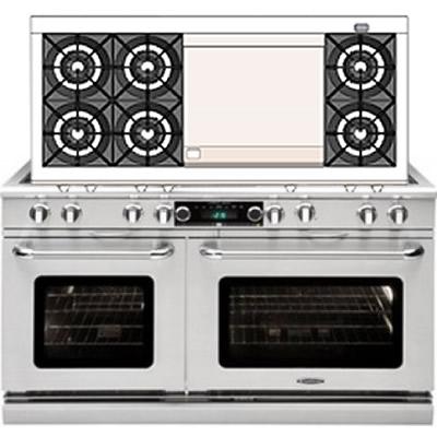 Capital 60-inch Freestanding Dual-Fuel Range COB604GG2-L
