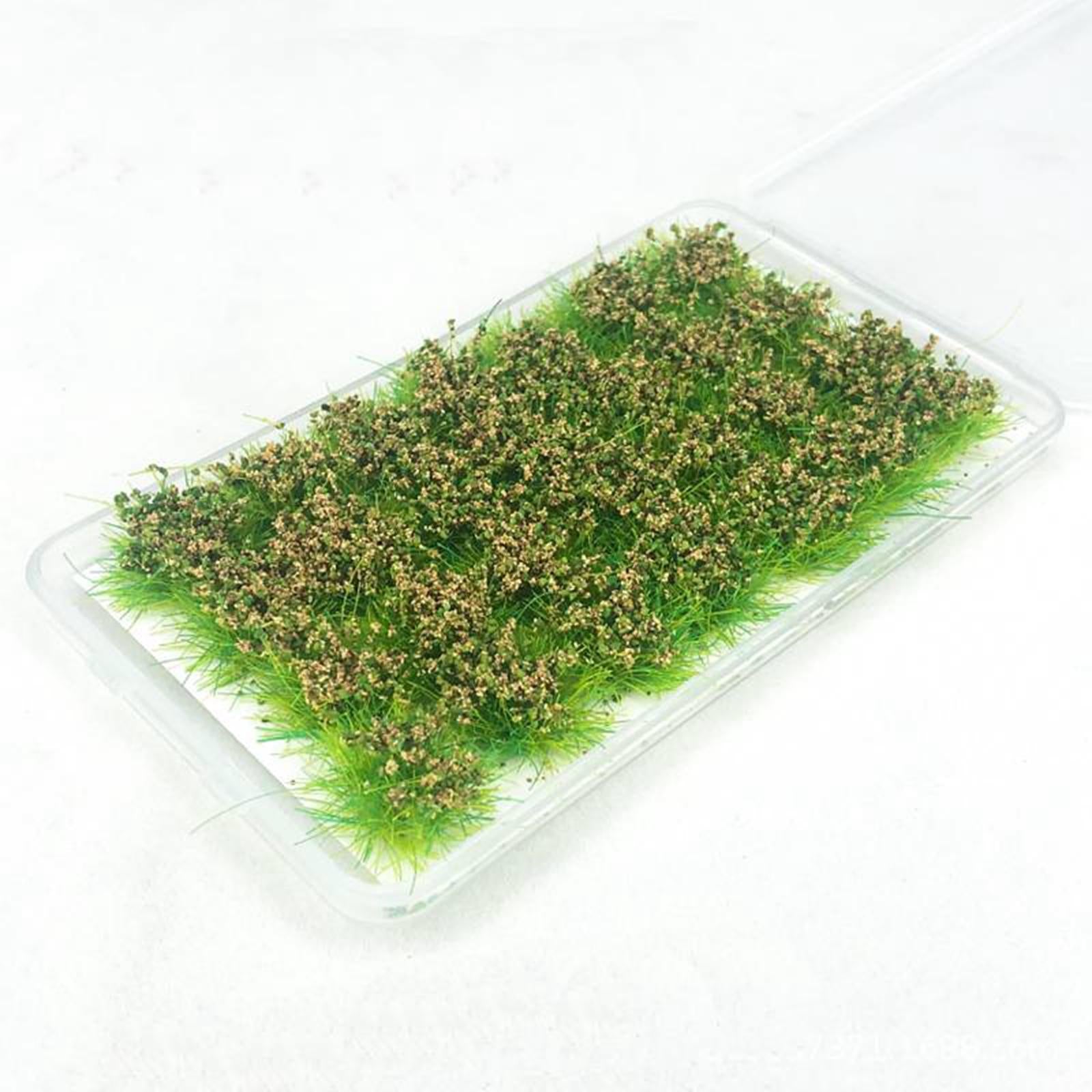 Cluster Grass Tufts Miniature Static Scenery Model Artificial Grass Railway 28 strains
