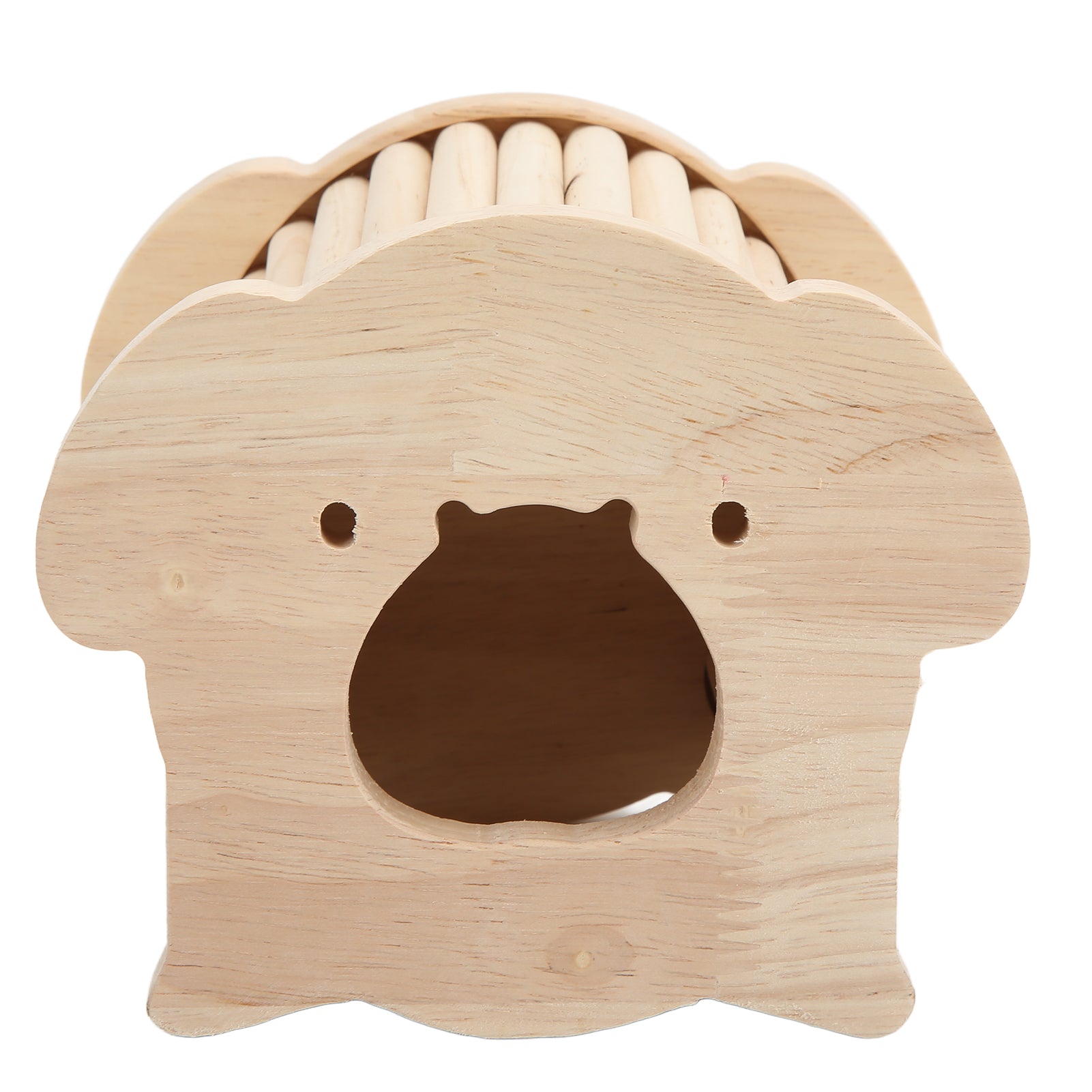 Hamster Wooden House， Wooden Ladder Hamster House Climbing Ramp Strong Structure  For Small Pets