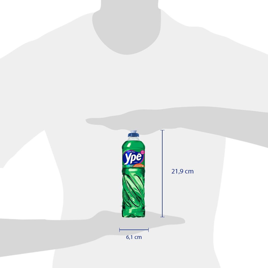 Detergente Ype Limao 500ml