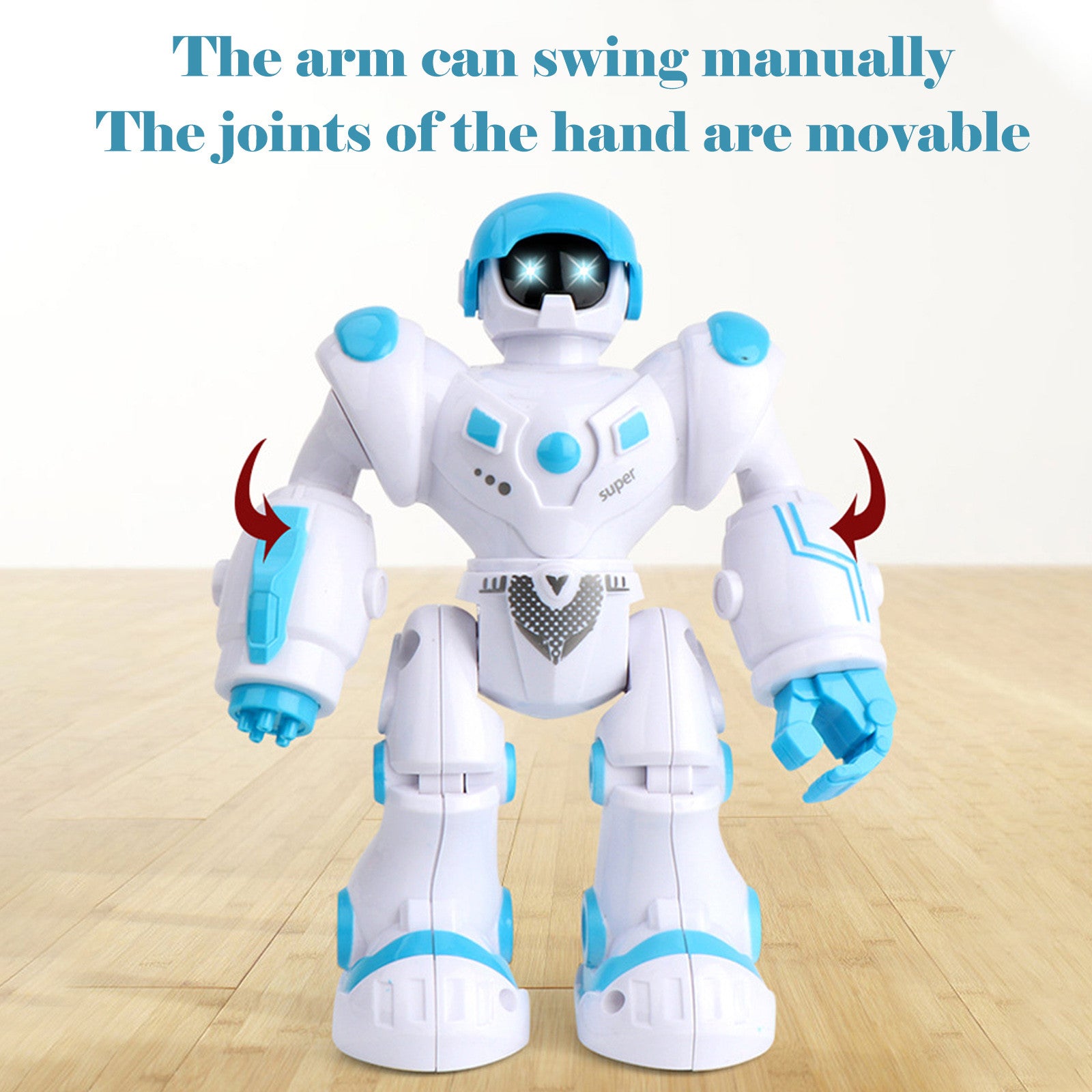 Educational Toys for Kids 5-7 Space Walk Robot Electric Walking Robot Toys Sound Luminous Robot Gift ABS Education Toy