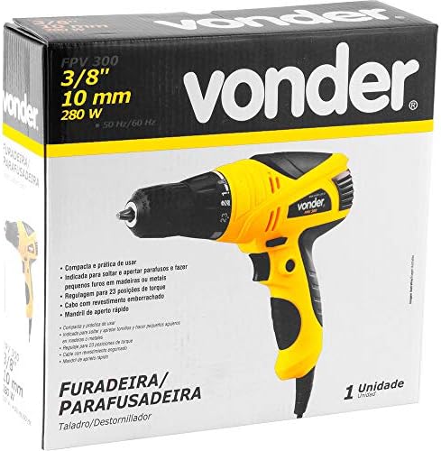 Vonder, Furadeira/Parafusadeira 3/8