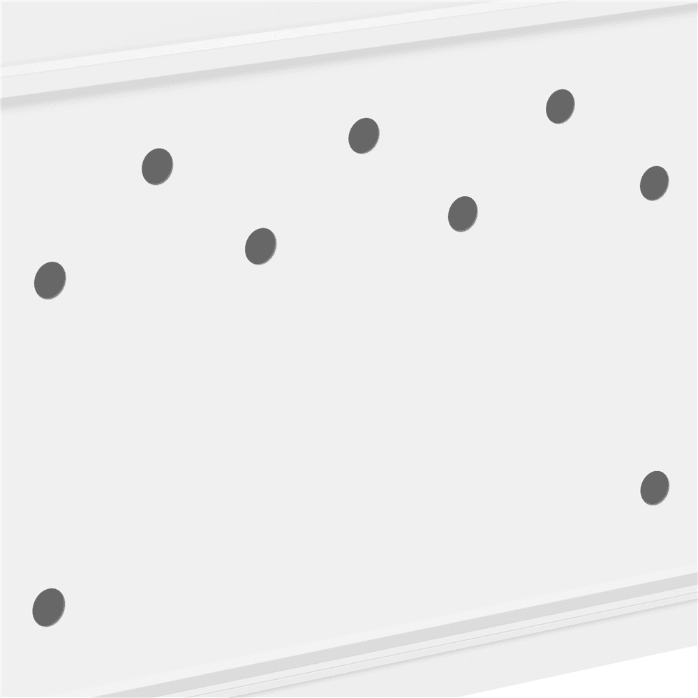 Topeakmart Wooden Cat Litter Box Enclosure with Partition Wall， White