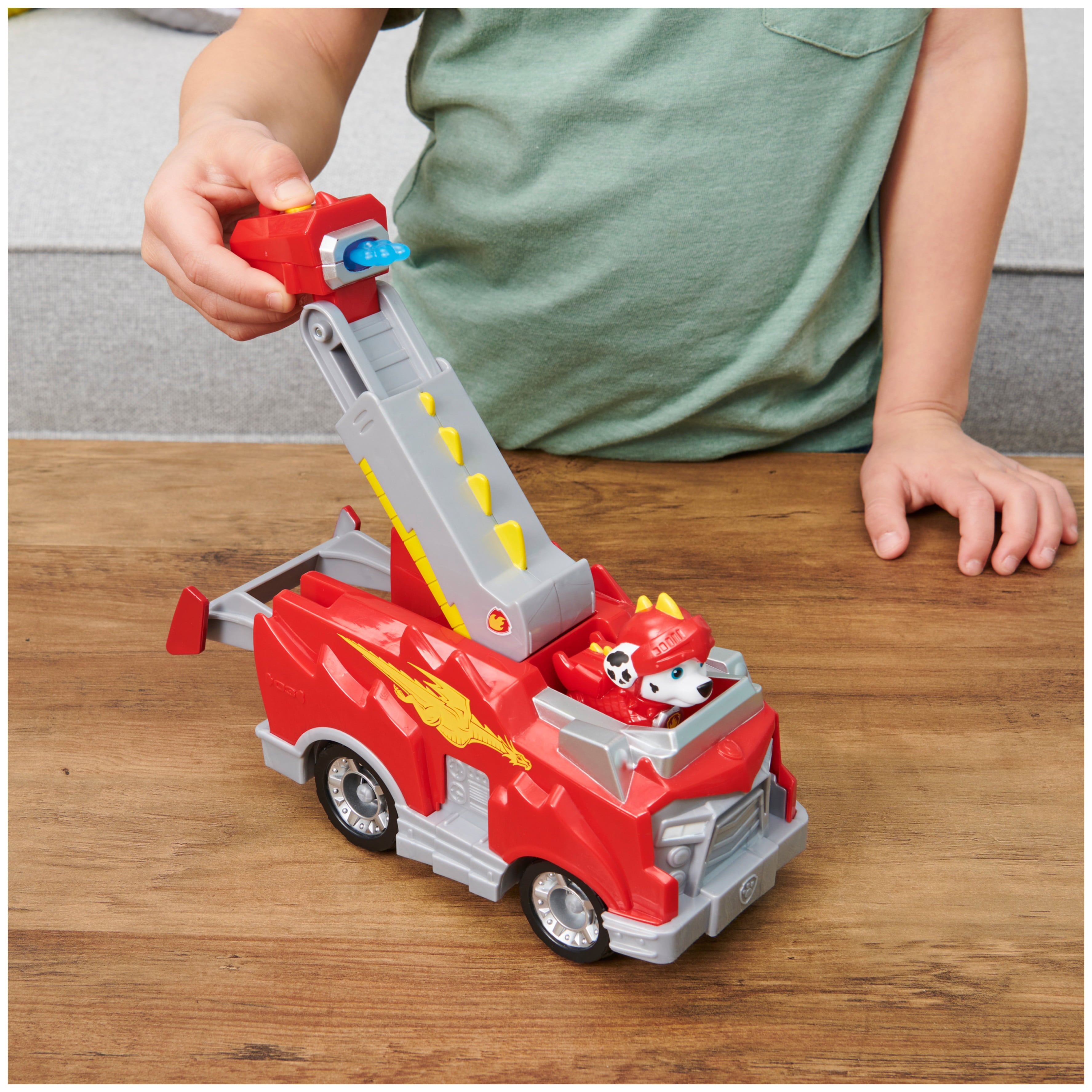PAW Patrol: Rescue Knights， Transforming Car with Marshall Figure