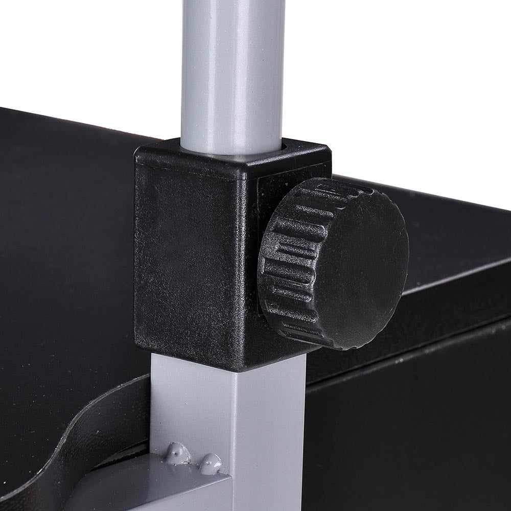 Yescom Height-Adjustable Rolling Laptop Cart with Storage