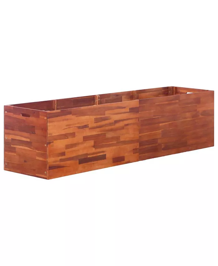 vidaXL Garden Raised Bed Acacia Wood 78.7