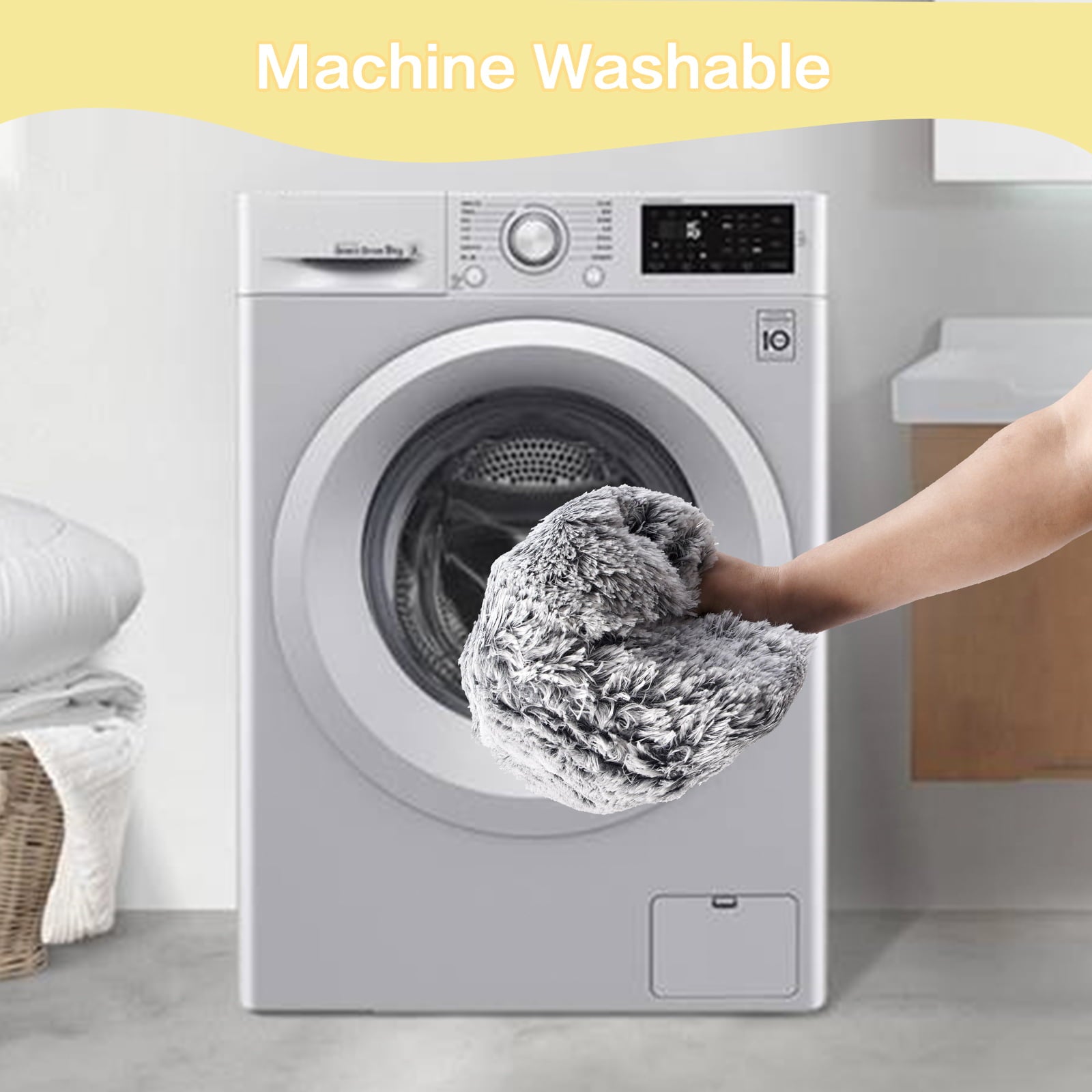 Bedfolks Calming Donut Dog Cuddler Bed， 30