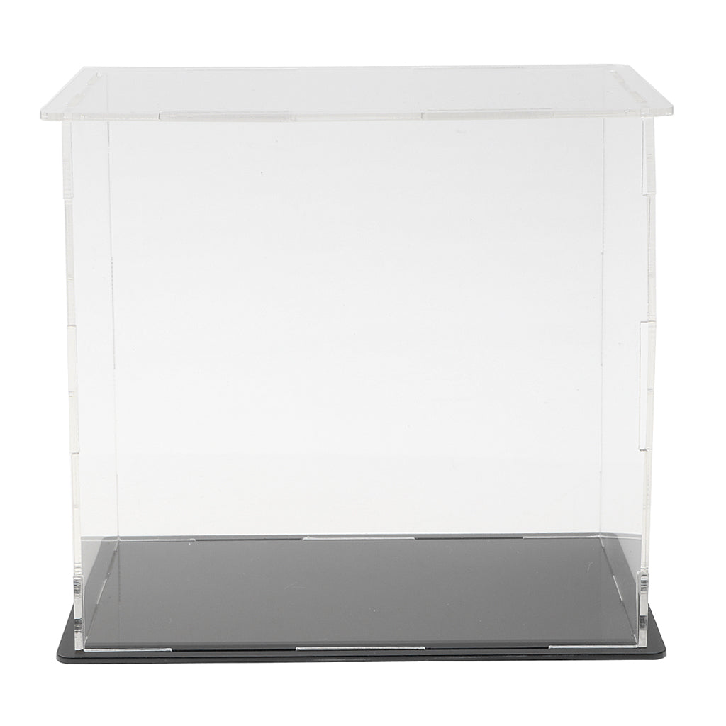Transparent Acrylic Display Case Showcase Storage Box for Doll or Collectibles， 13.5x10x13cm