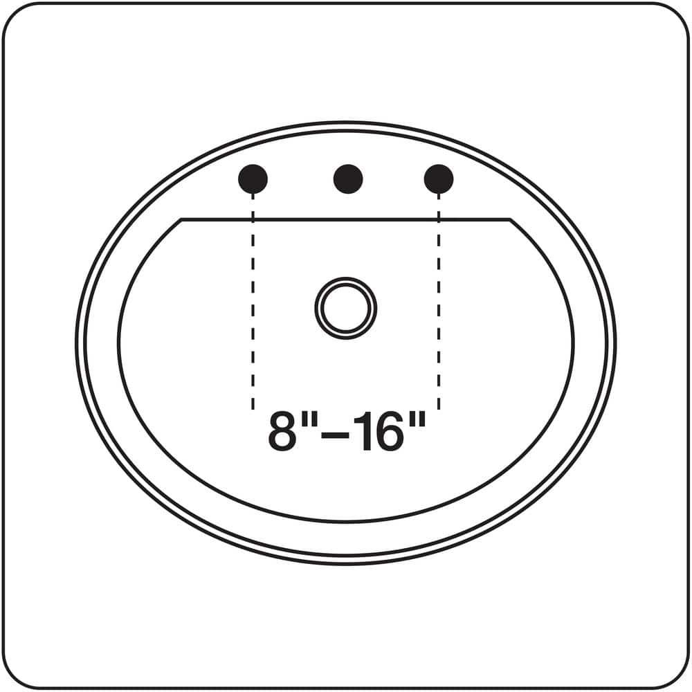 KOHLER Hint 8 in Widespread 2Handle Bathroom Faucet in Polished Chrome