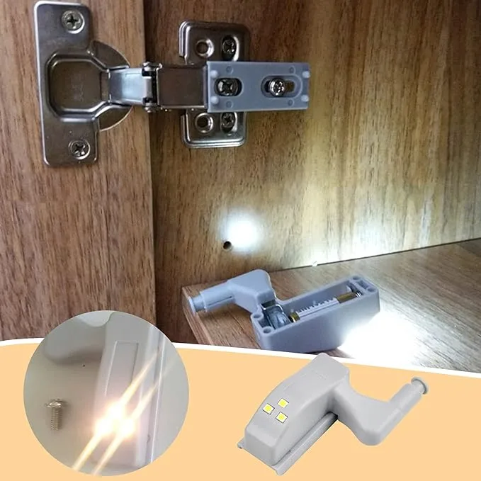 🔥Factory Clearance Sale With 50% Off🔥LED Hinge Light Wardrobe Do