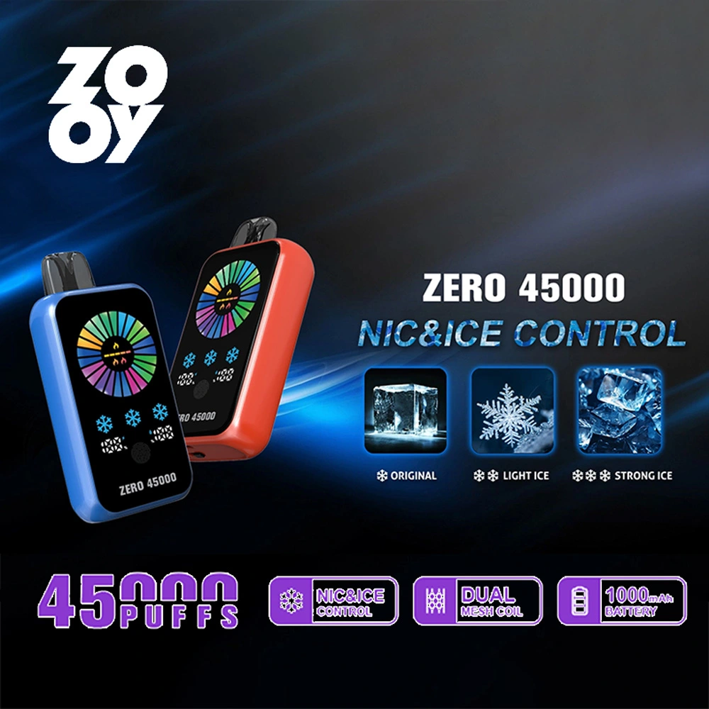 ⚡ ZOOY ZERO 45000 PUFFS NIC&ICE Control Disposable Vape