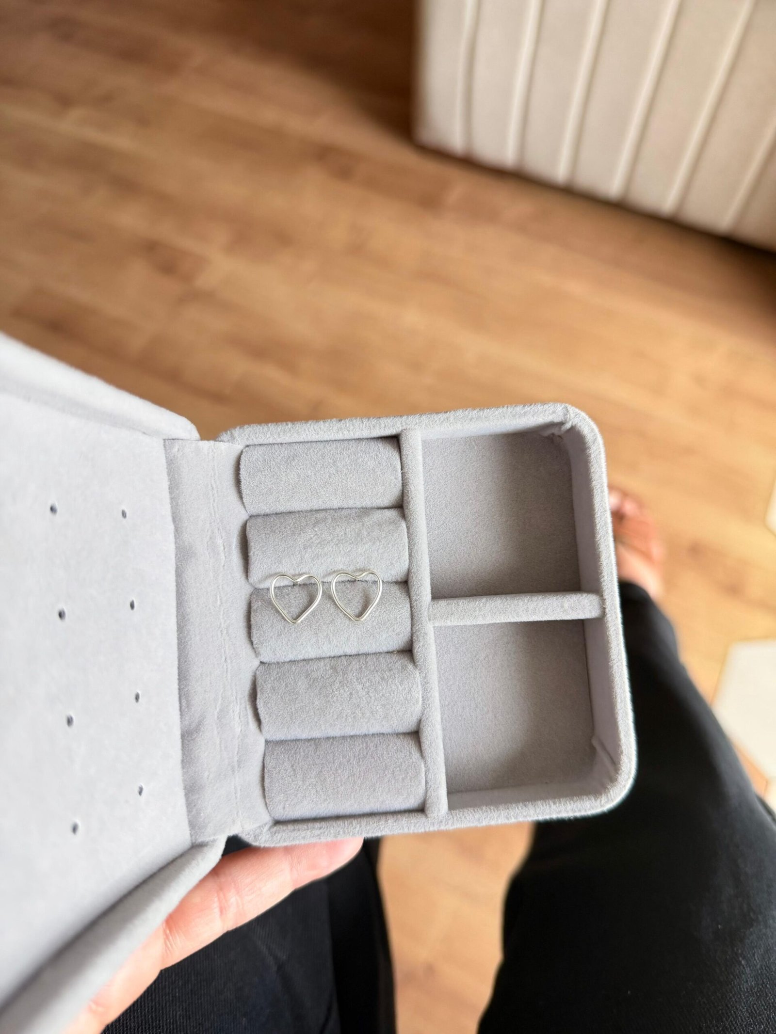 Brinco Coração Vaz.