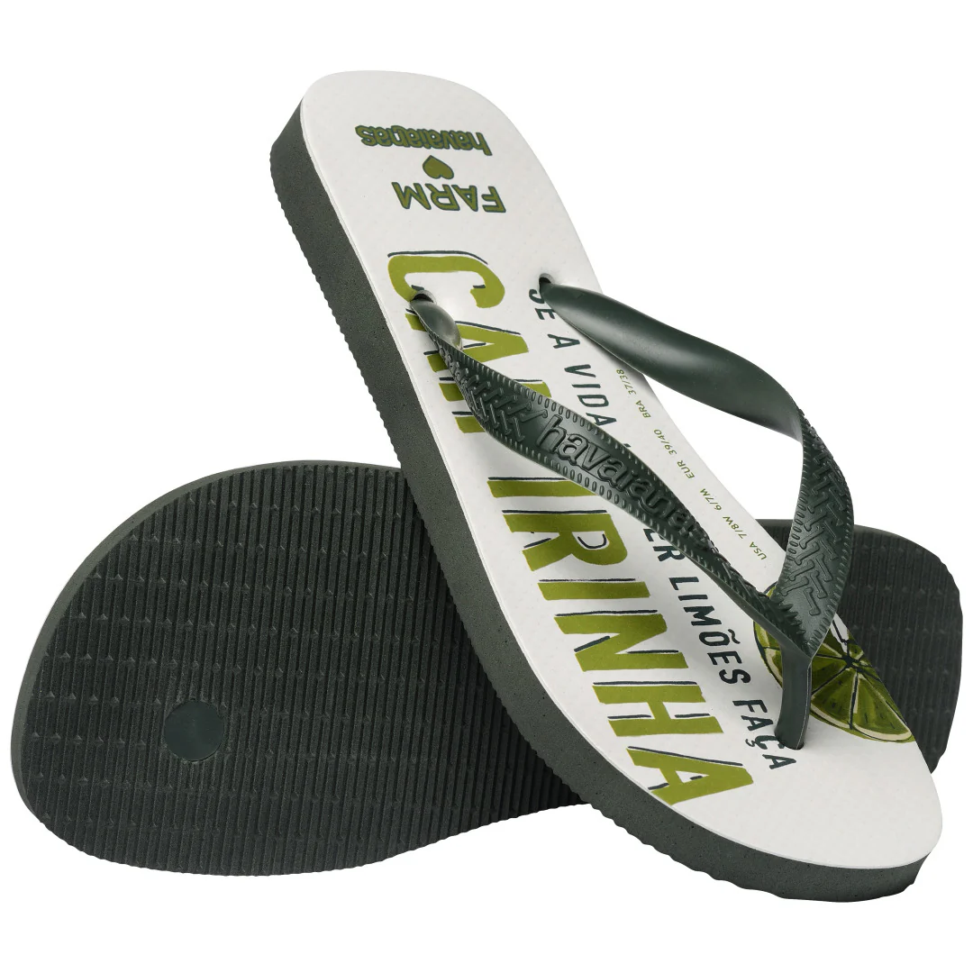 Chinelo Havaianas Farm Caipirinha
