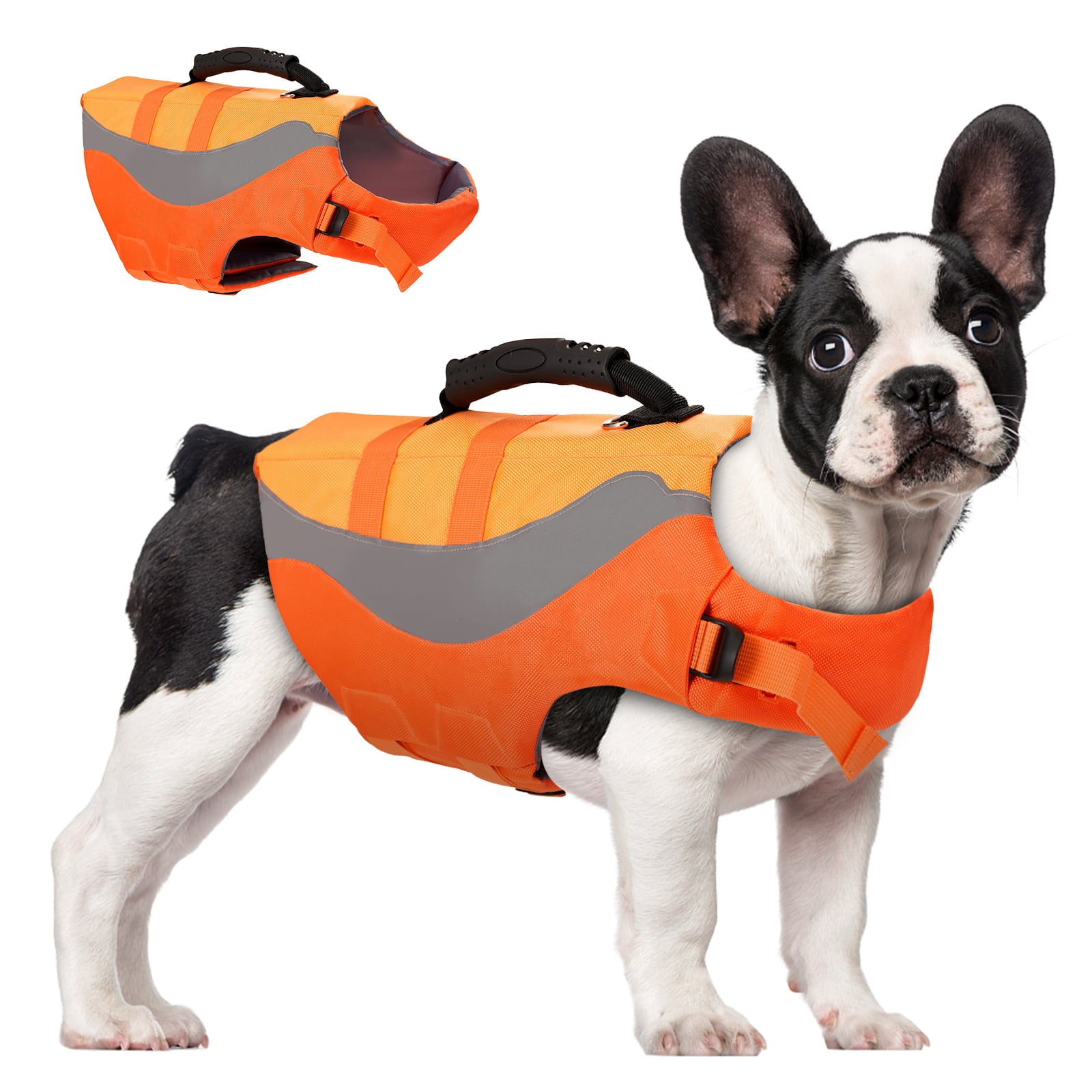 ZARYIEEO Dog Life Jacket Pet Life Vest for Swimming Pool Float Coat Swimsuits Flotation Device Life Preserver Belt Lifesaver Flotation Suit for Small Medium Large Dogs
