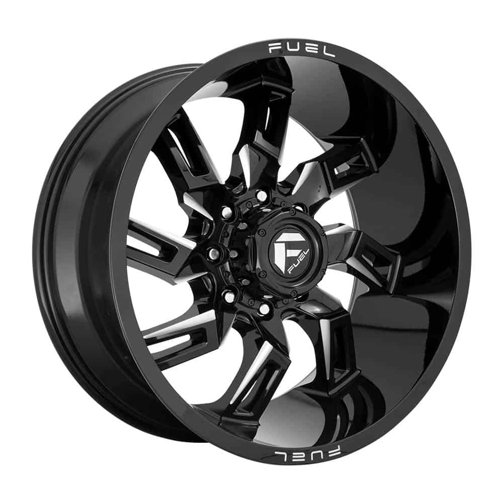Fuel 1PC D747 LOCKDOWN D747 20X9 6X5.5 GL-BLK-MIL 01MM