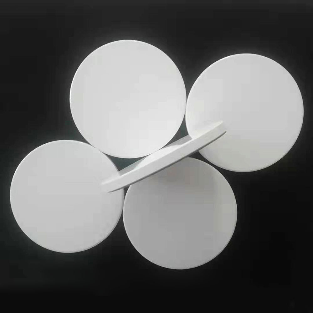 Qomolangma 144pcs Sublimation Blanks 4.25'' Round Ceramic Tiles Coasters With Cork Pads