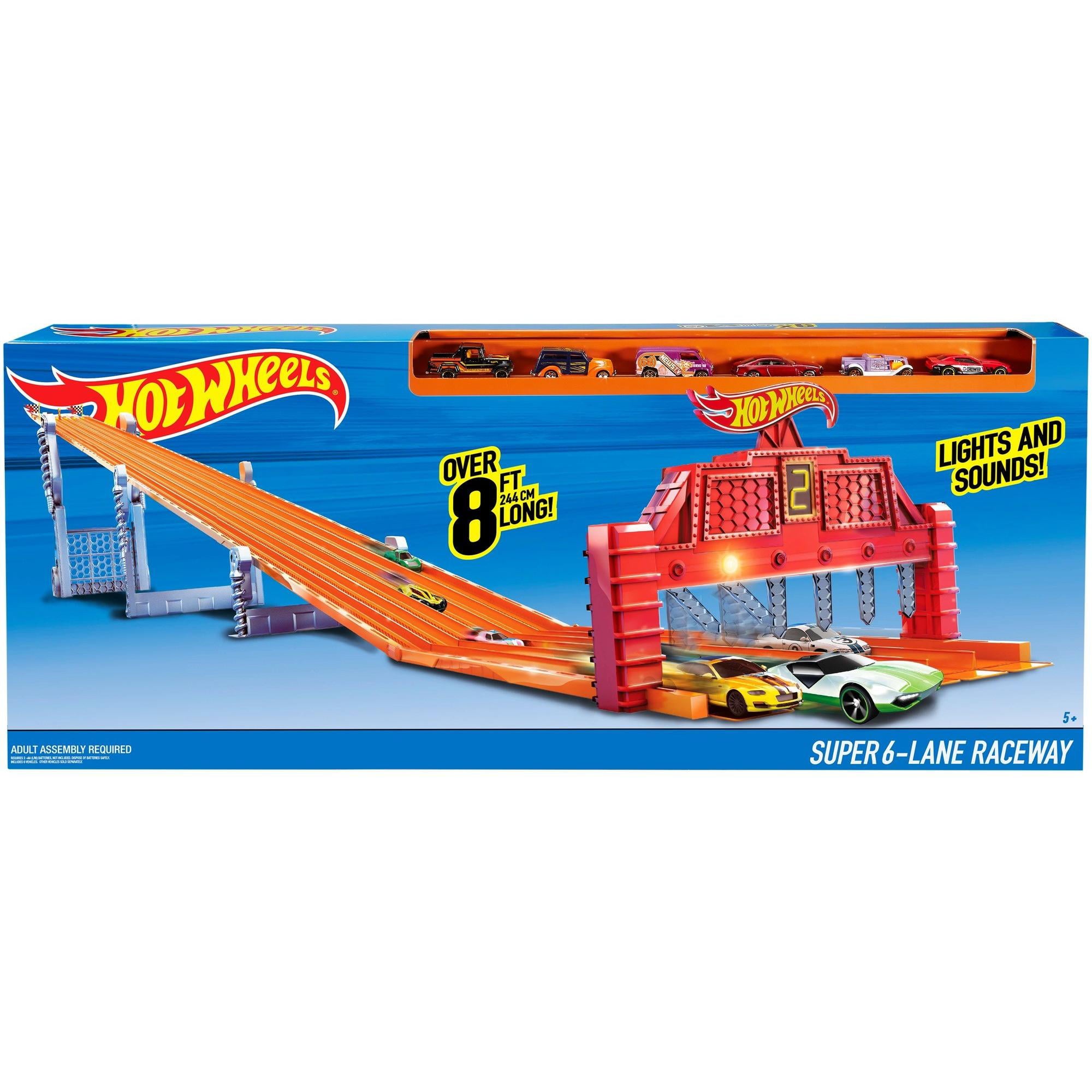 Hot Wheels Super 6-lane Raceway
