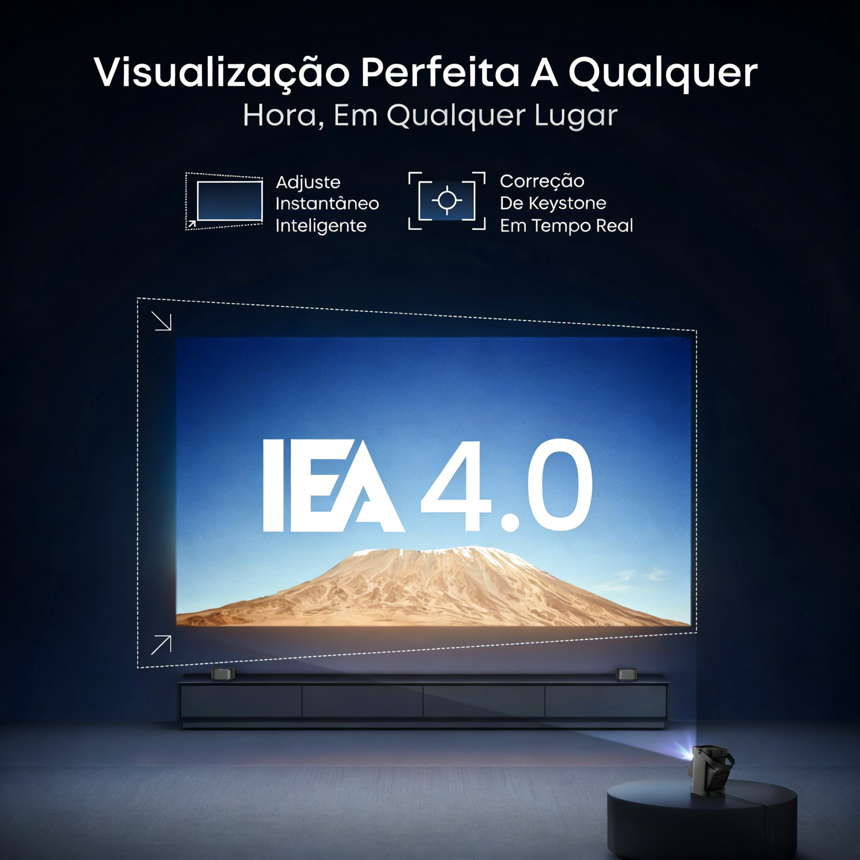 Soundcore Nebula P1 | Primeiro Projetor Portátil do Mundo com Alto-falantes Destacáveis