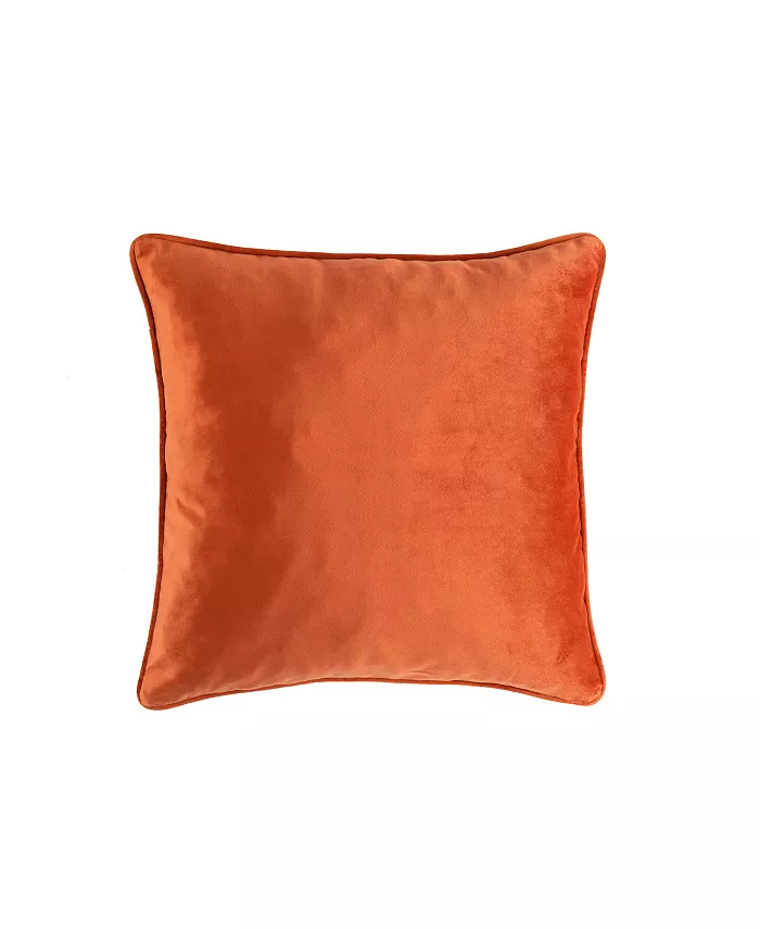Lush Dandeacutecor Solid Velvet Decorative Pillow， 20