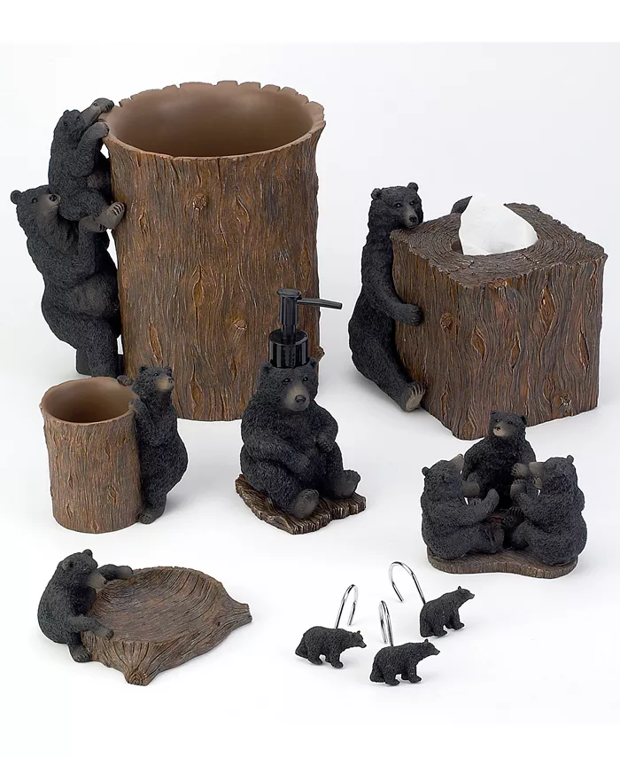 Avanti Black Bear Bath Accessory Collection