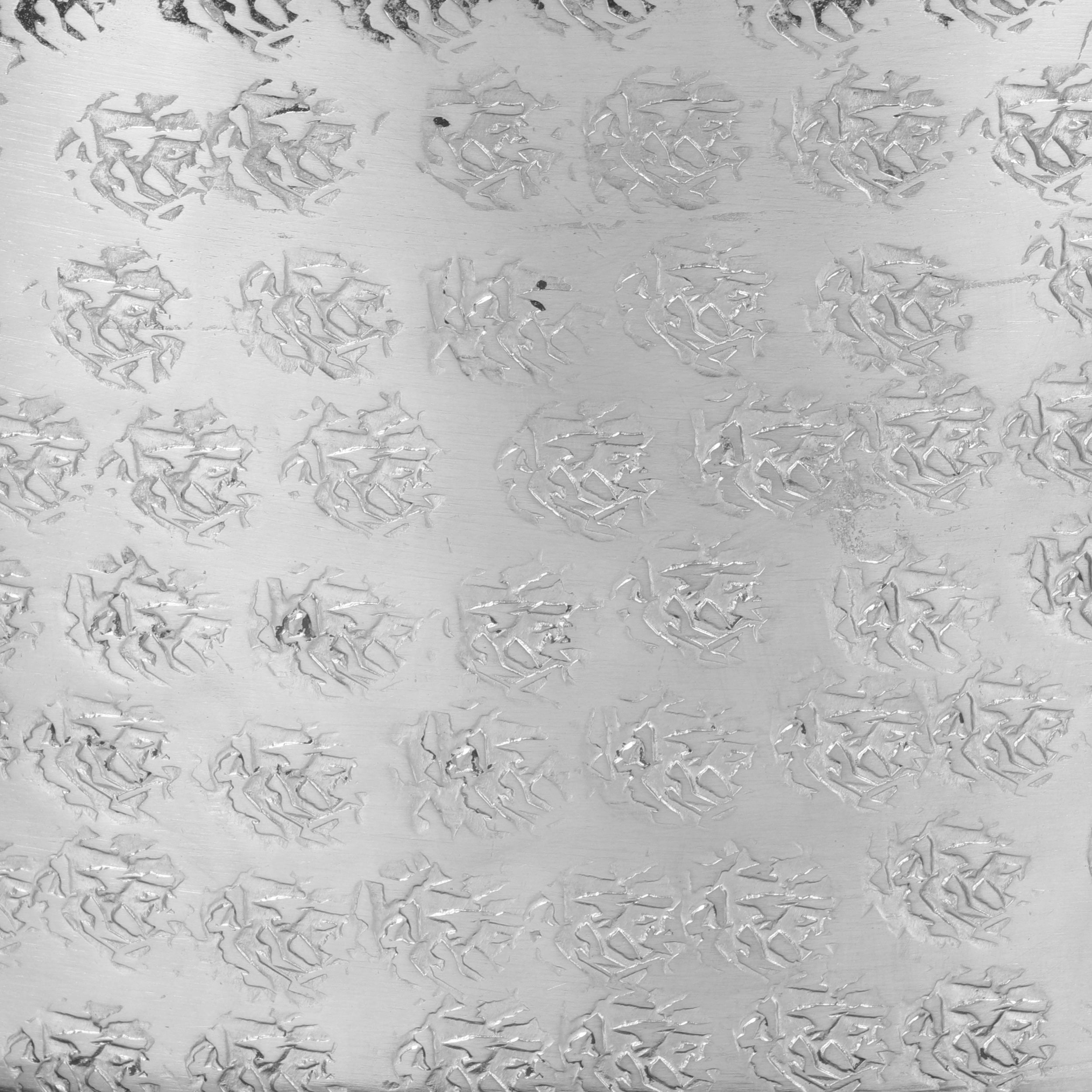 Kolczak Modern Handcrafted Aluminum Round Side Table, Silver and Black