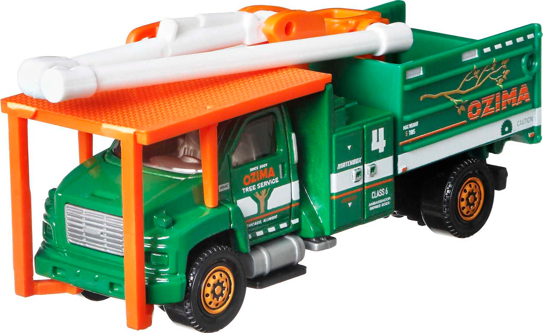 Matchbox Working Rigs Toy Truck in 1:64 Scale With Moving Part (Styles May Vary)