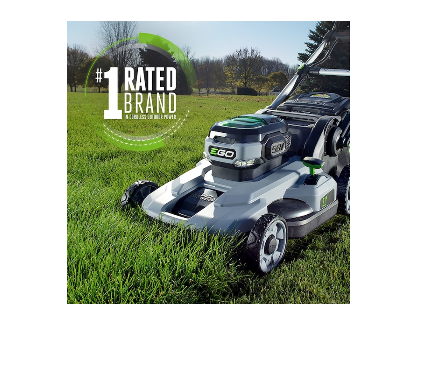 EGO LM2100SP POWER+ 56-volt Brushless 21-in Self-propelled Cordless Electric Lawn Mower 7.5 Ah (Tool Only)