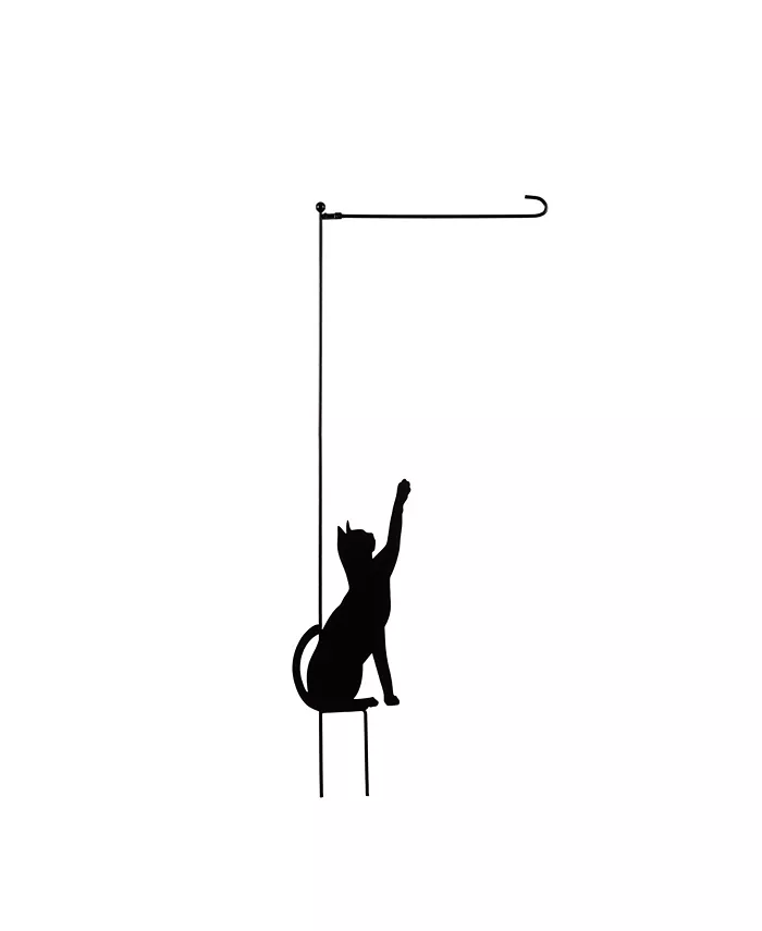 Evergreen Cat Garden Flag Stand， KD