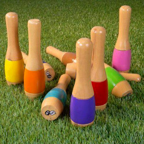 Toy Time Lawn Bowling Game / Skittle Ball for Indoor / Outdoor for Toddlers