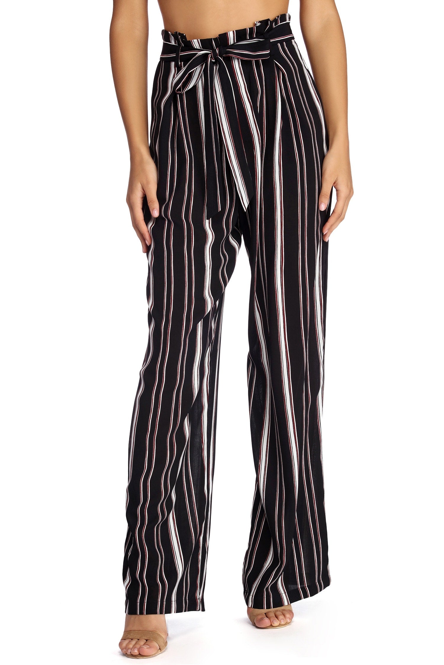 Set In Stripes Straight Leg Pants