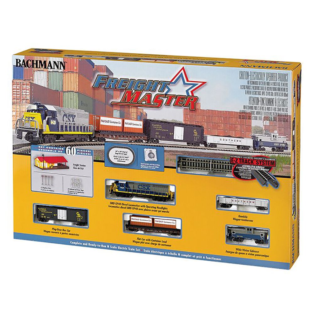 Bachmann Trains N Scale Freightmaster Ready To Run Electric Train Set