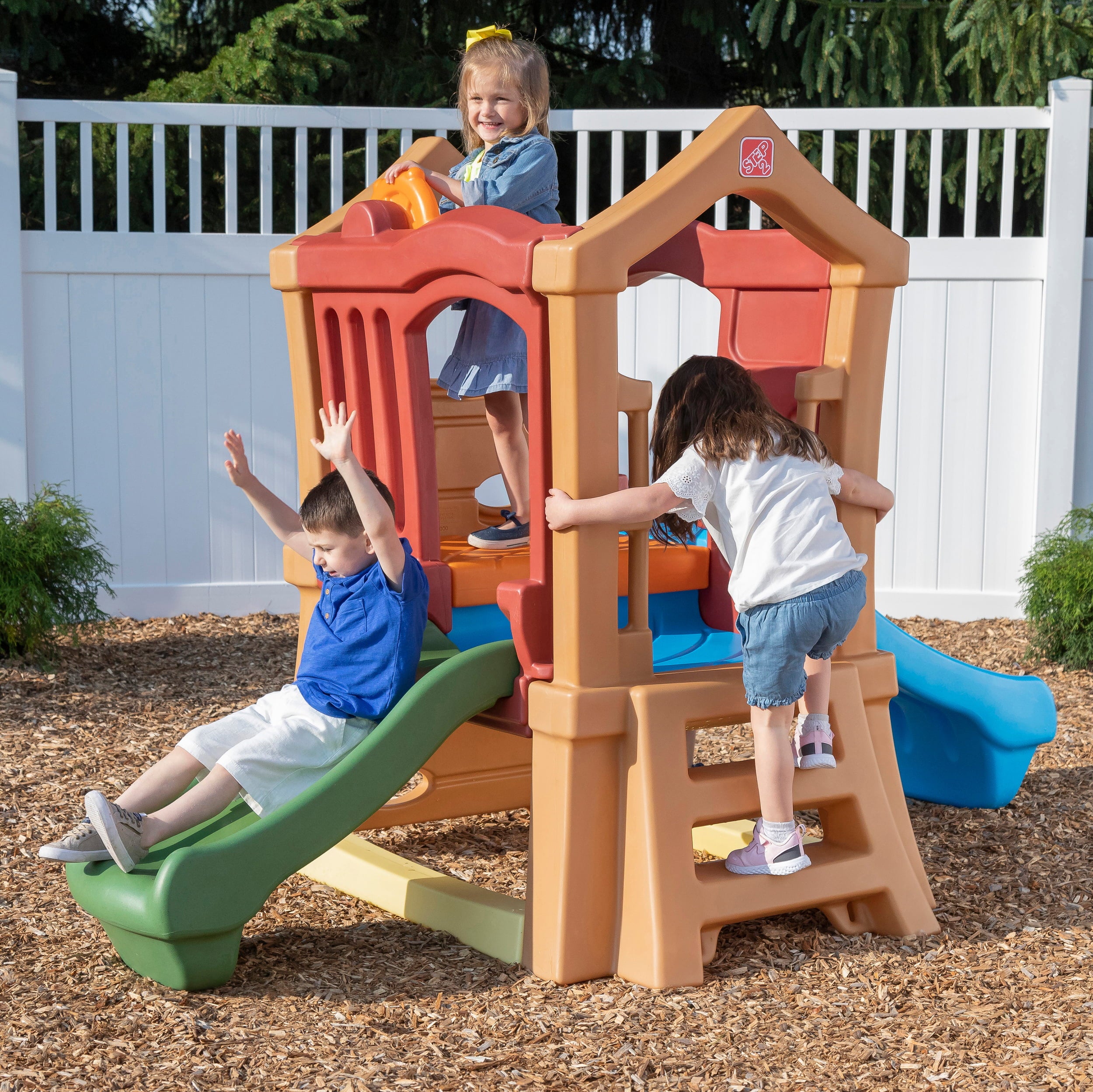 Step2 Play Up Double Slide Climber， Toddlers