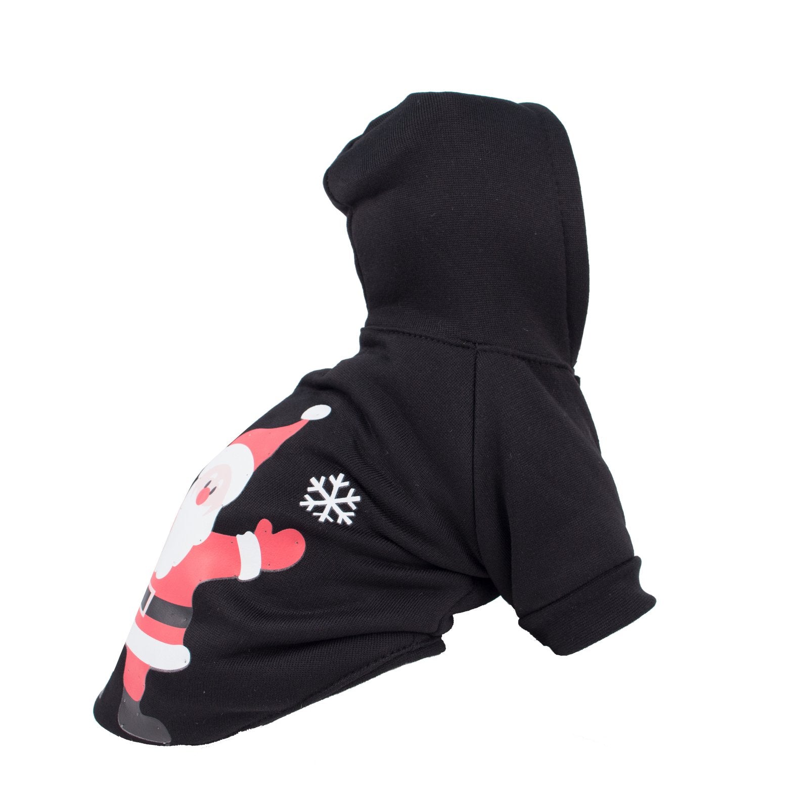 Pet Life ® LED Lighting 'Juggling Santa' Hooded Dog Costume Sweater w/ Included Batteries