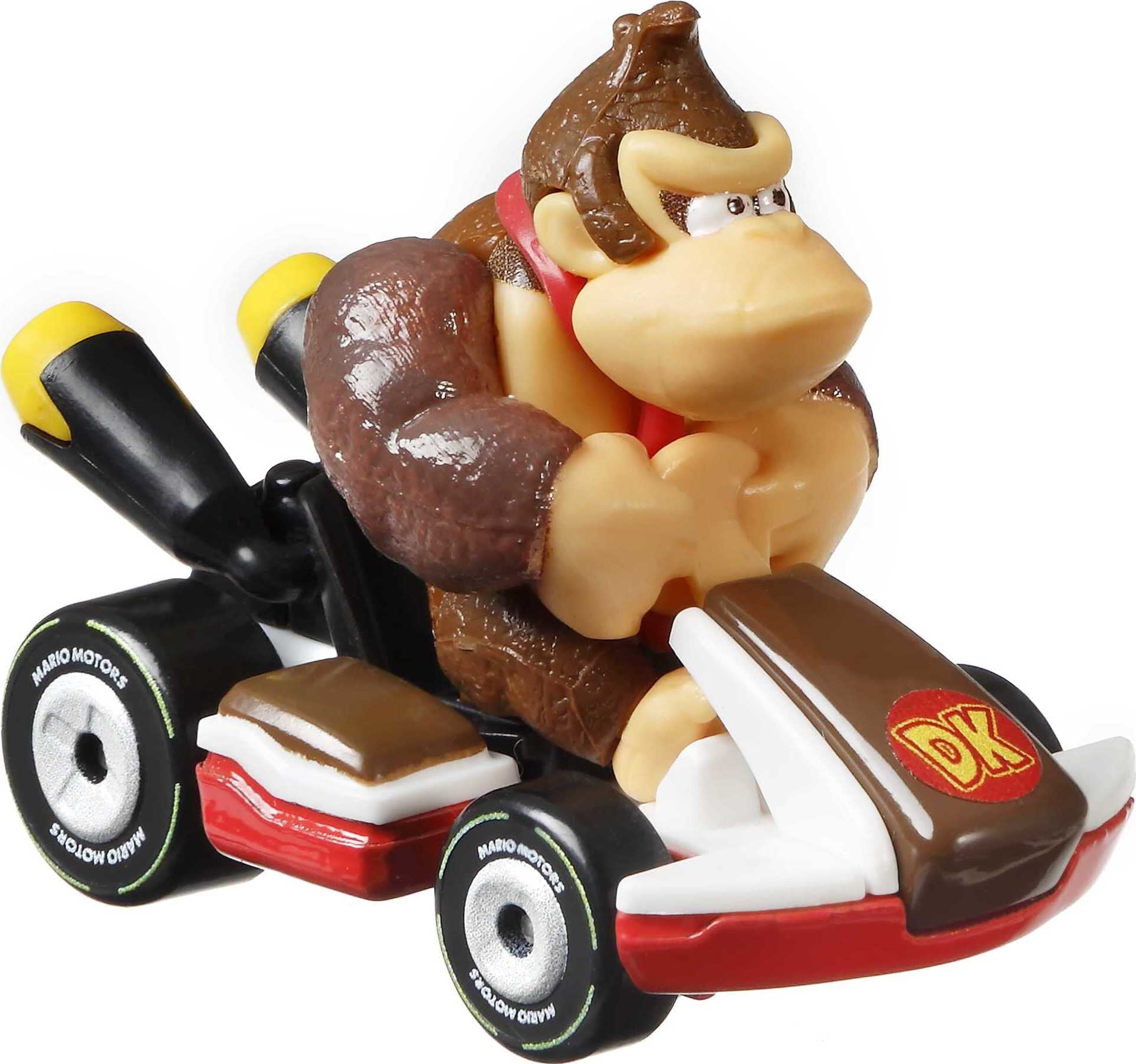Hot Wheels Mario Kart Vehicle 4-Pack with 1 Exclusive Collectible Model