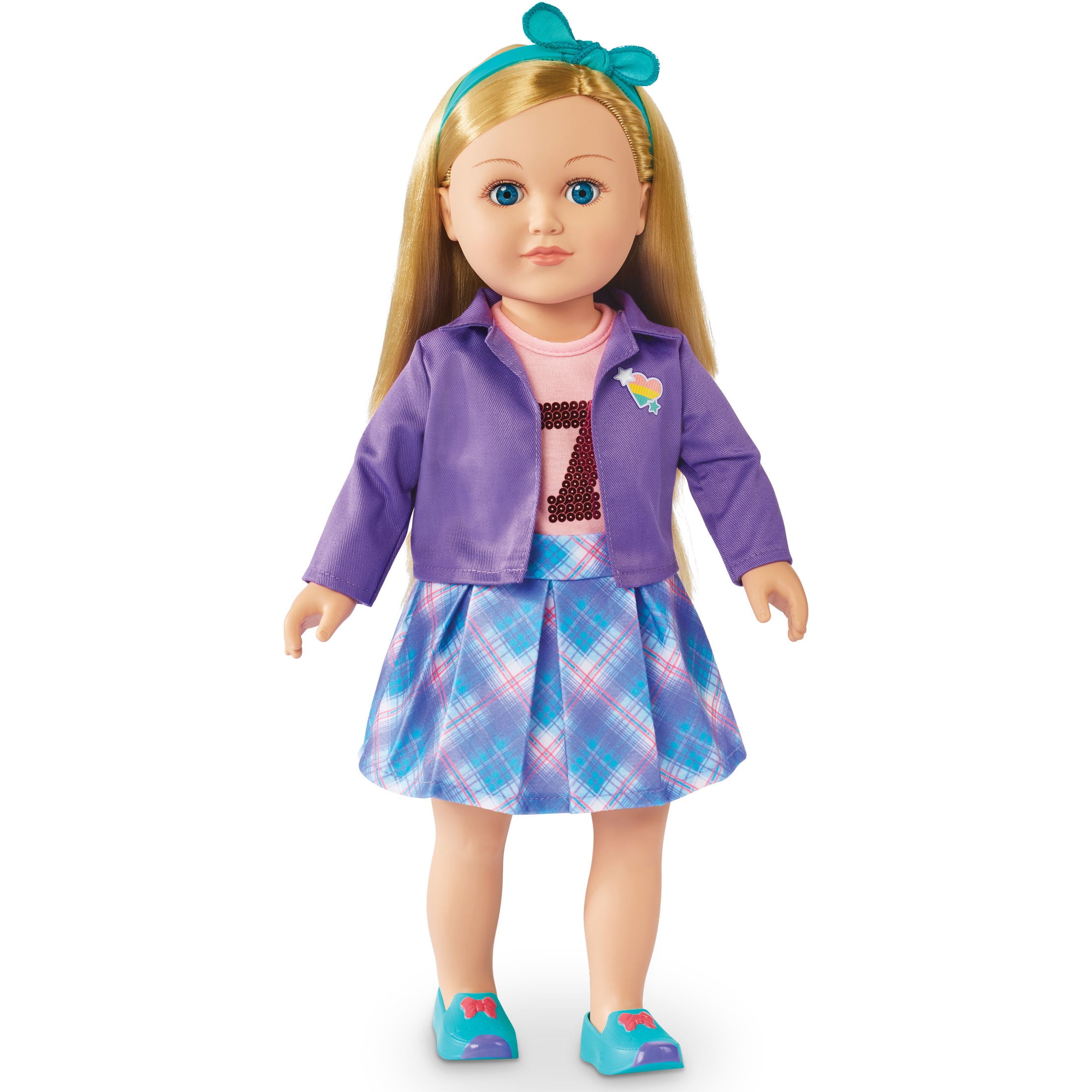 My Life As Eva Posable 18 inch Doll, Blonde Hair, Blue Eyes