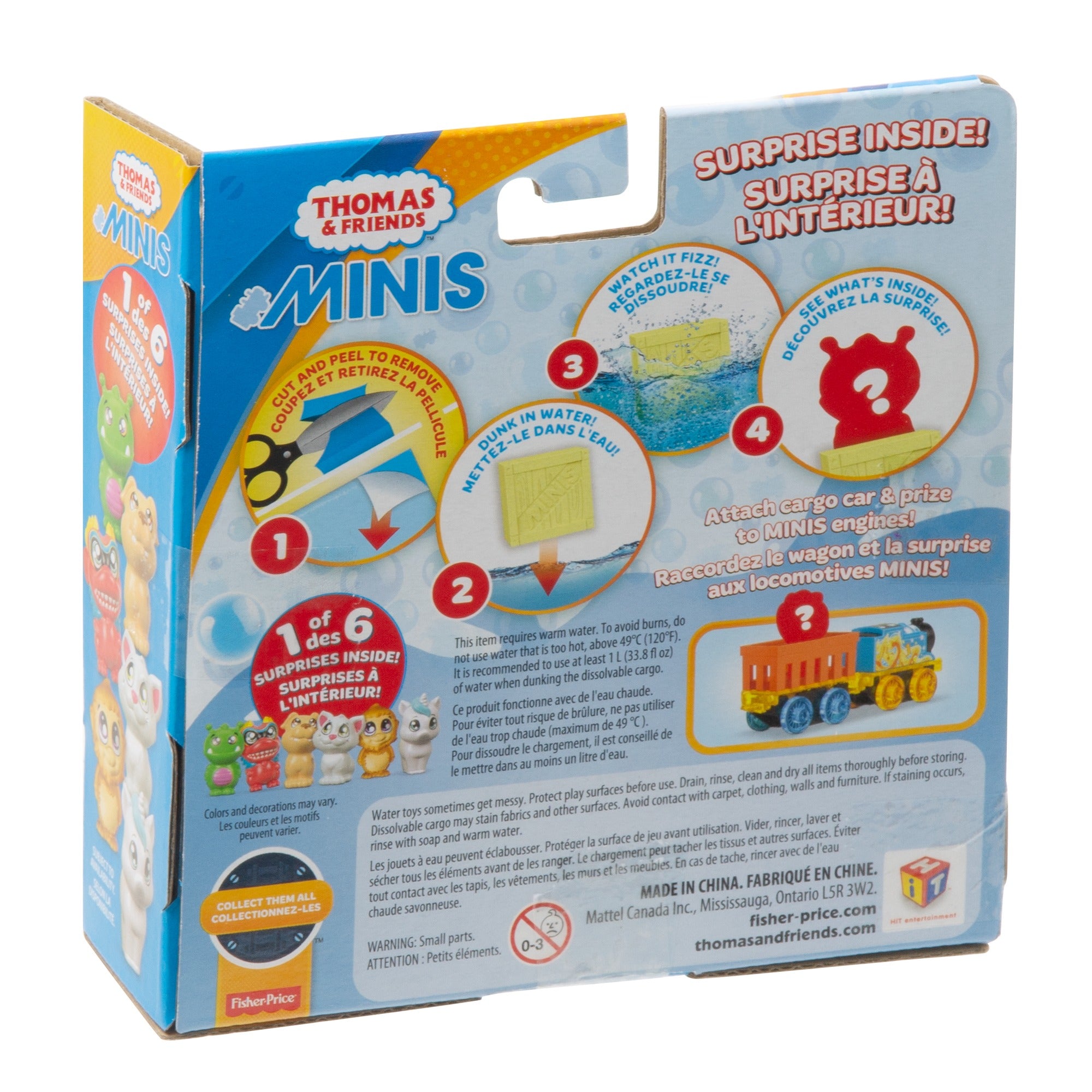 Thomas and Friends MINIS Fizz 'n Go Cargo Surprise Thomas and Dragon