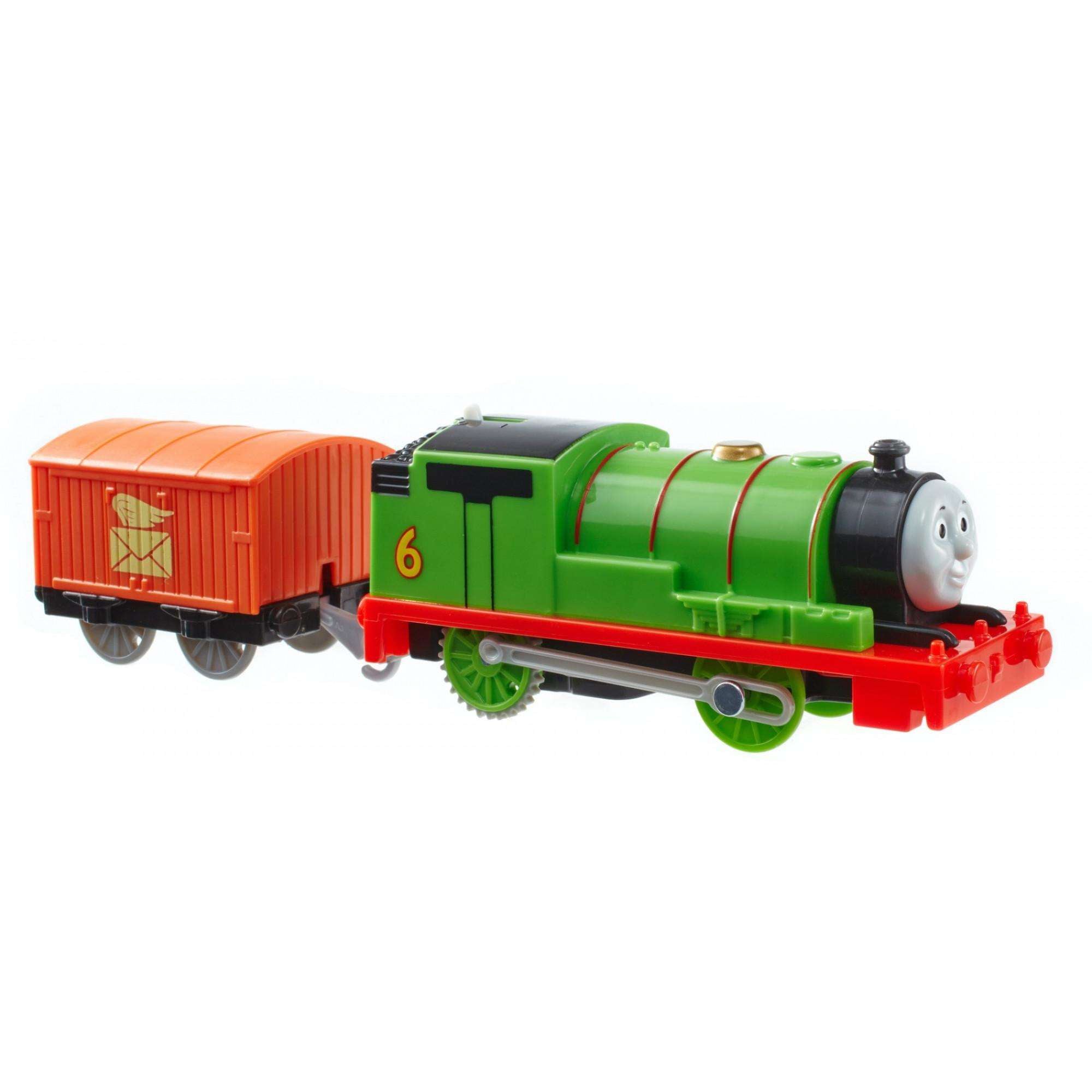Thomas and Friends Trackmaster Motorized Percy Train Engine With Cargo