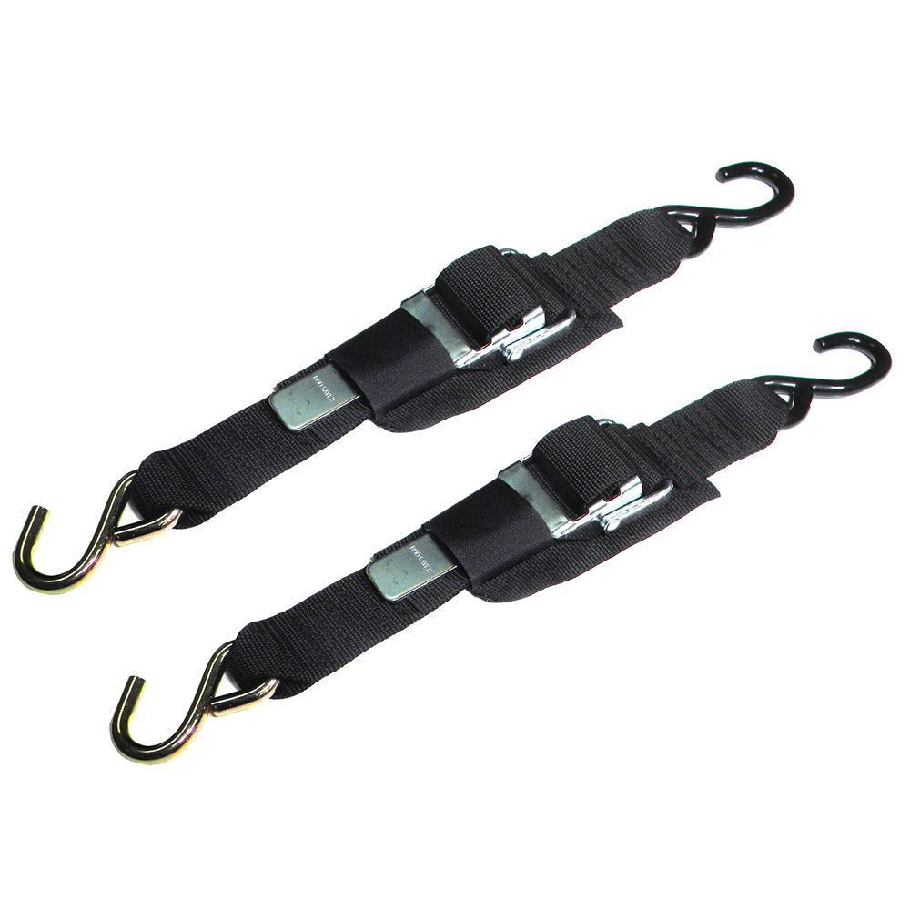 Rod Saver 2PB6 Paddle Buckle Trailer Tie-Down, 2 in. x 6 ft. - Set of 2